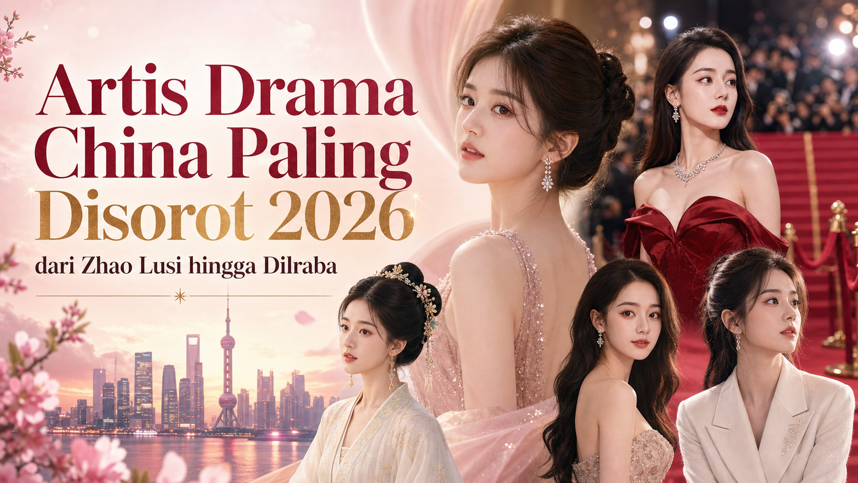 artis - Artis Drama China Paling Disorot 2026, dari Zhao Lusi hingga Dilraba
