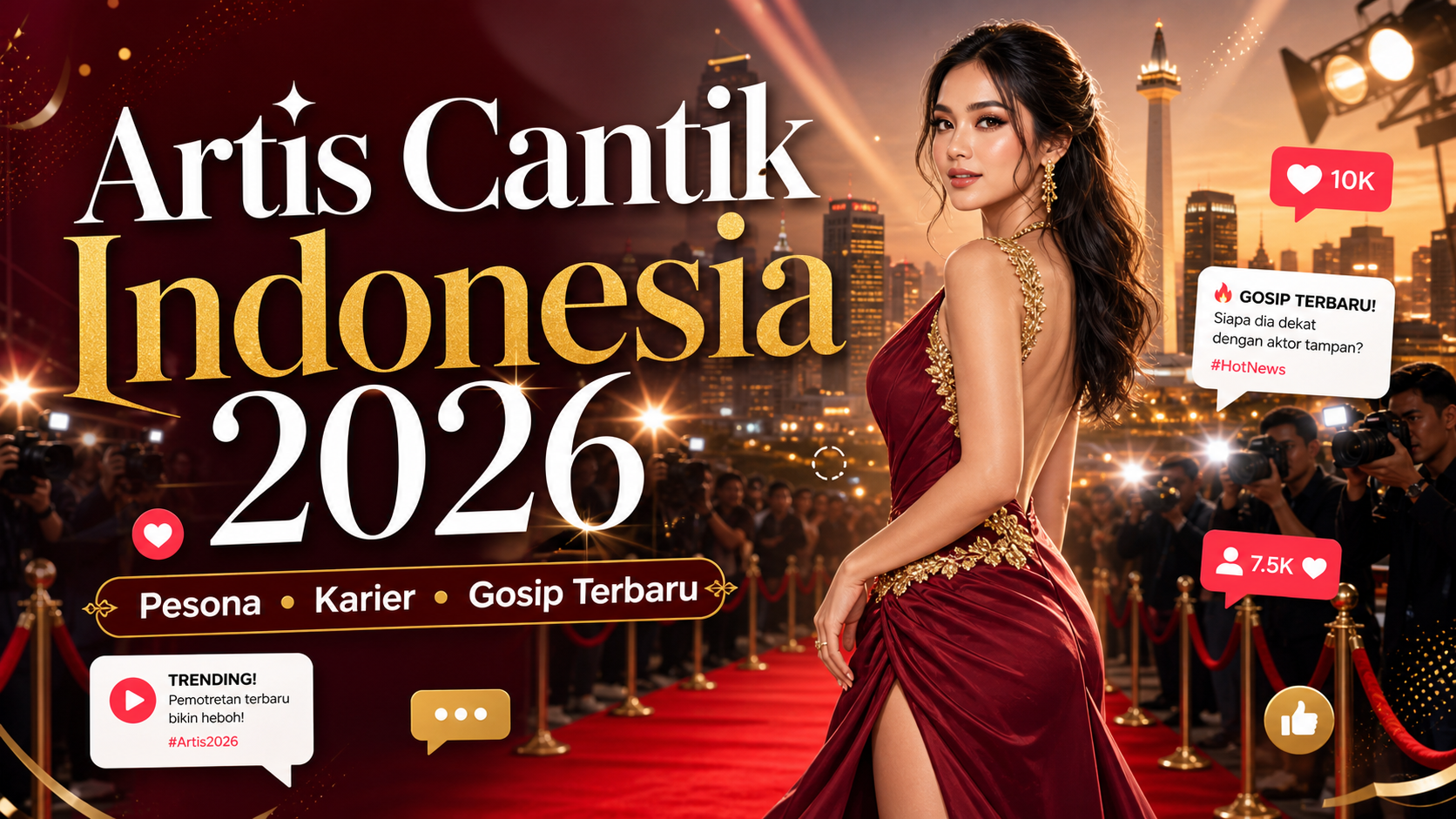 Artis Cantik Indonesia 2026: Pesona, Karier, dan Gosip Terbaru - artis