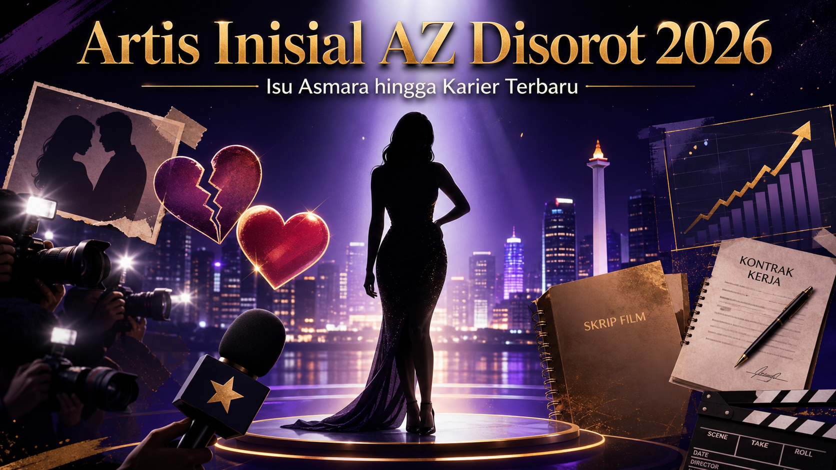 Artis Inisial AZ Disorot 2026: Isu Asmara hingga Karier Terbaru - az