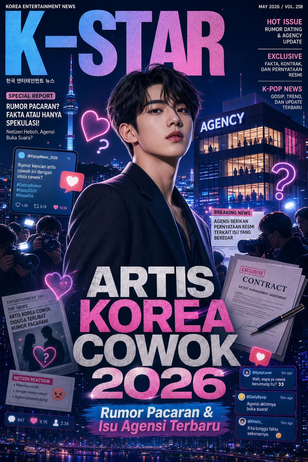 Artis Korea Cowok 2026: Rumor Pacaran dan Isu Agensi Terbaru - artis