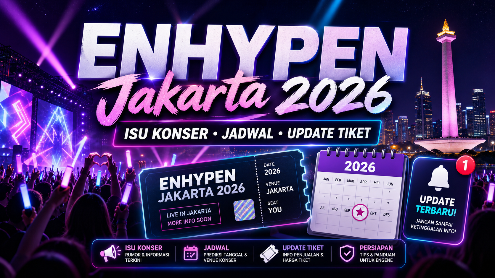 ENHYPEN Jakarta 2026: Isu Konser, Jadwal, dan Update Tiket - enhypen