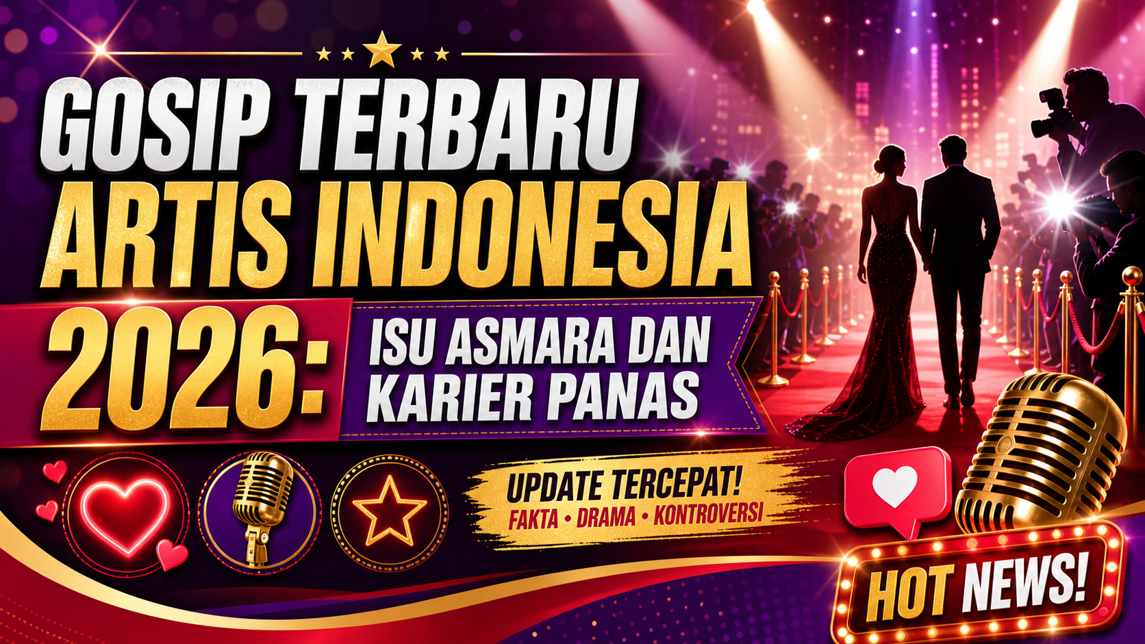 gosip - Gosip Terbaru Artis Indonesia 2026: Isu Asmara dan Karier Panas