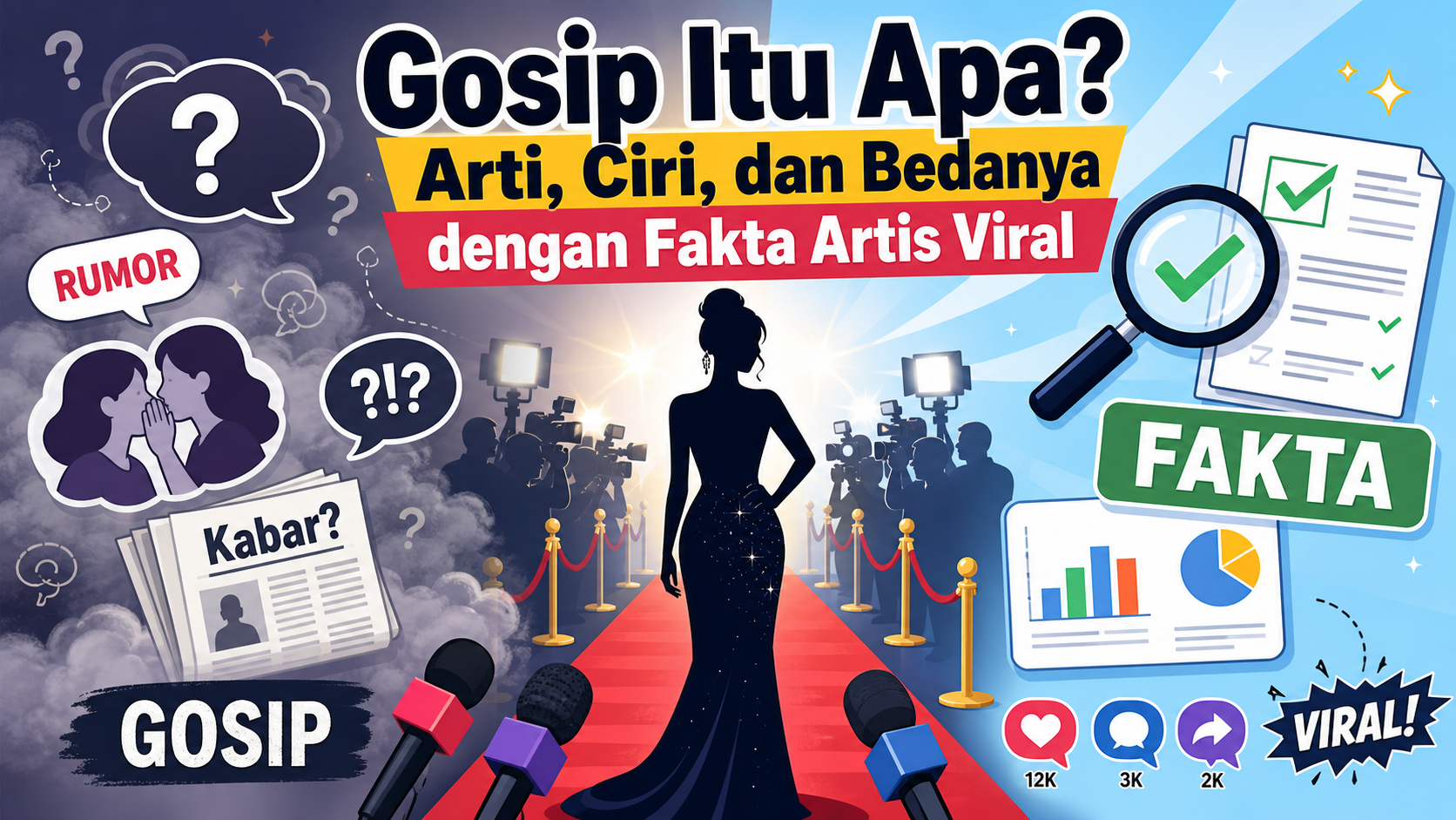 Gosip Itu Apa? Arti, Ciri, dan Bedanya dengan Fakta Artis Viral - gosip