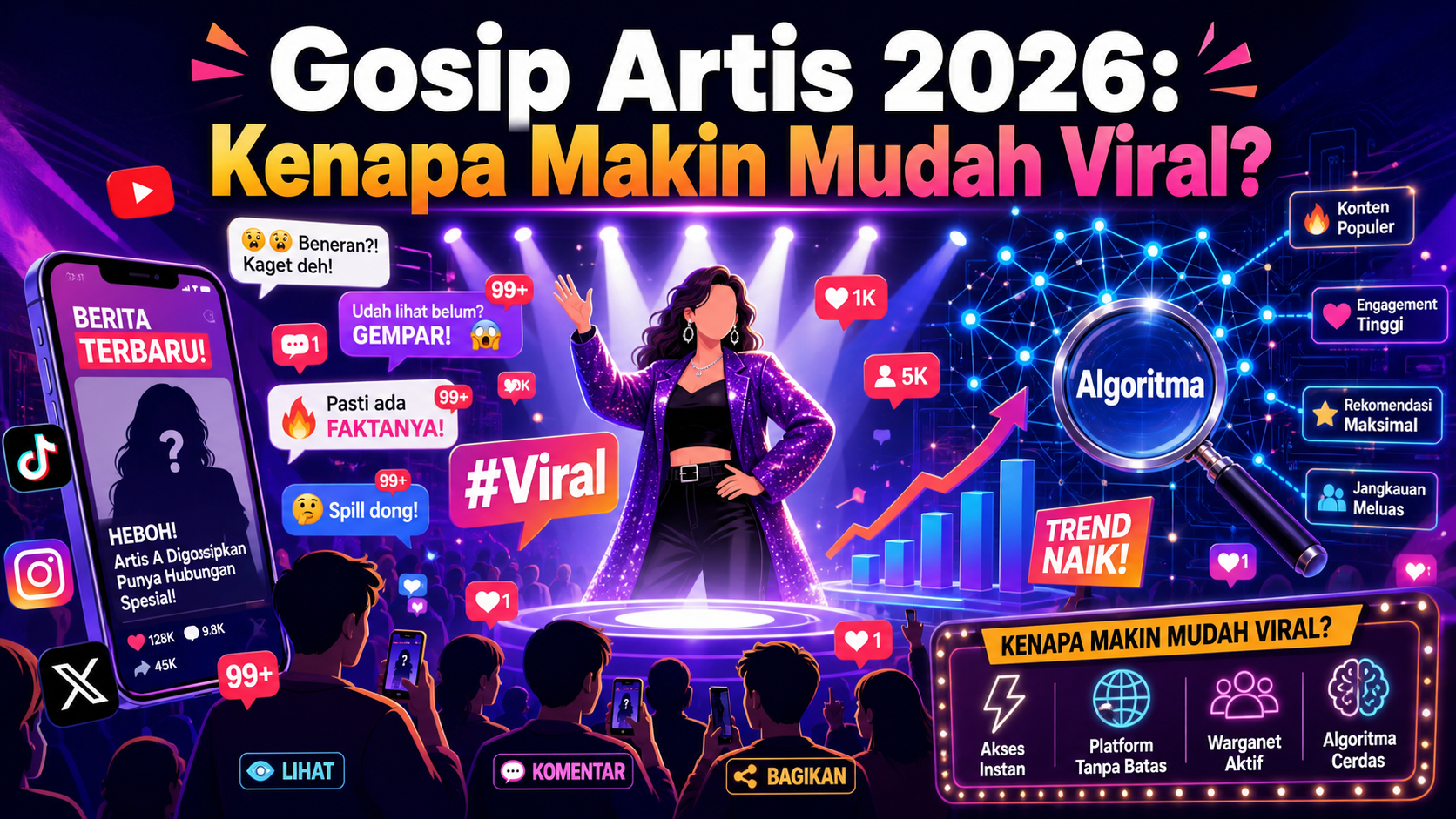 Kenapa Gosip Artis 2026 Makin Mudah Viral? - gosip