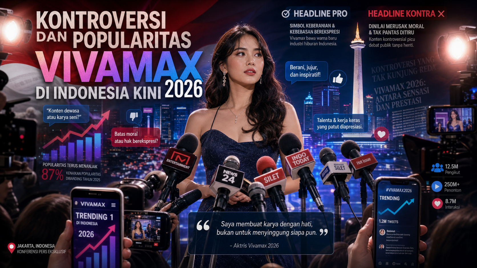 Kontroversi dan Popularitas Artis Vivamax 2026 di Indonesia Kini - vivamax