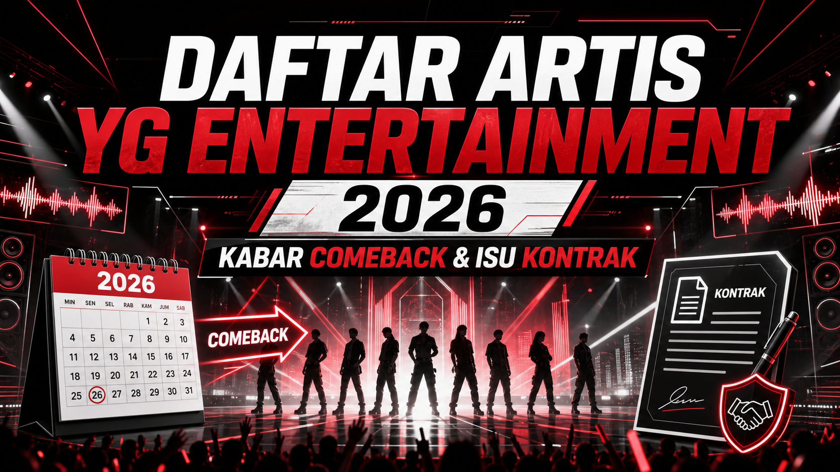 yg - Daftar Artis YG Entertainment 2026, Kabar Comeback dan Isu Kontrak