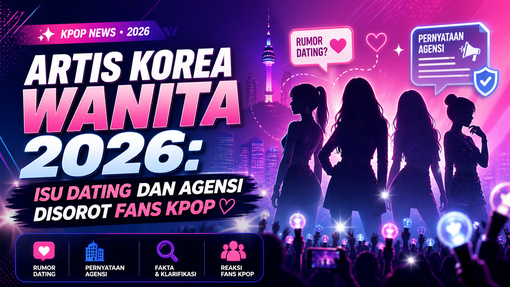 artis - Artis Korea Wanita 2026: Isu Dating dan Agensi Disorot Fans Kpop
