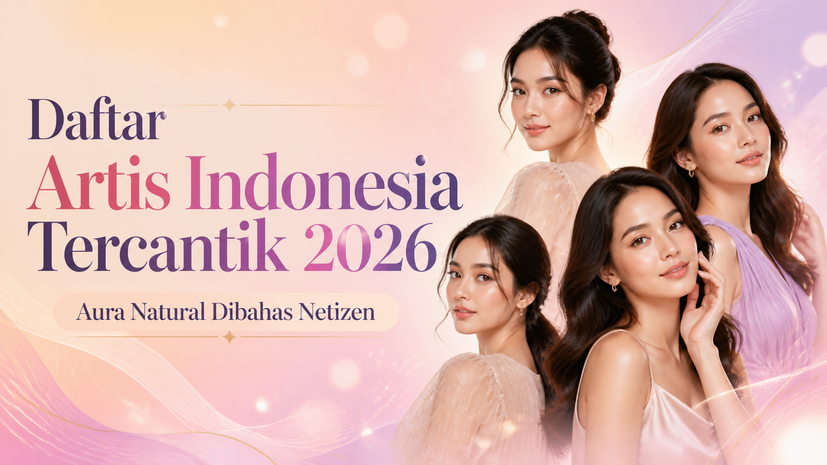 artis - Daftar Artis Indonesia Tercantik 2026, Aura Natural Dibahas Netizen