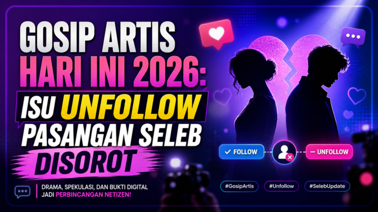 gosip - Gosip Artis Hari Ini 2026: Isu Unfollow Pasangan Seleb Disorot