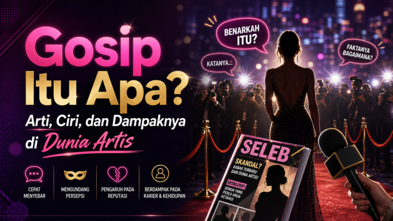 gosip - Gosip Itu Apa? Arti, Ciri, dan Dampaknya di Dunia Artis