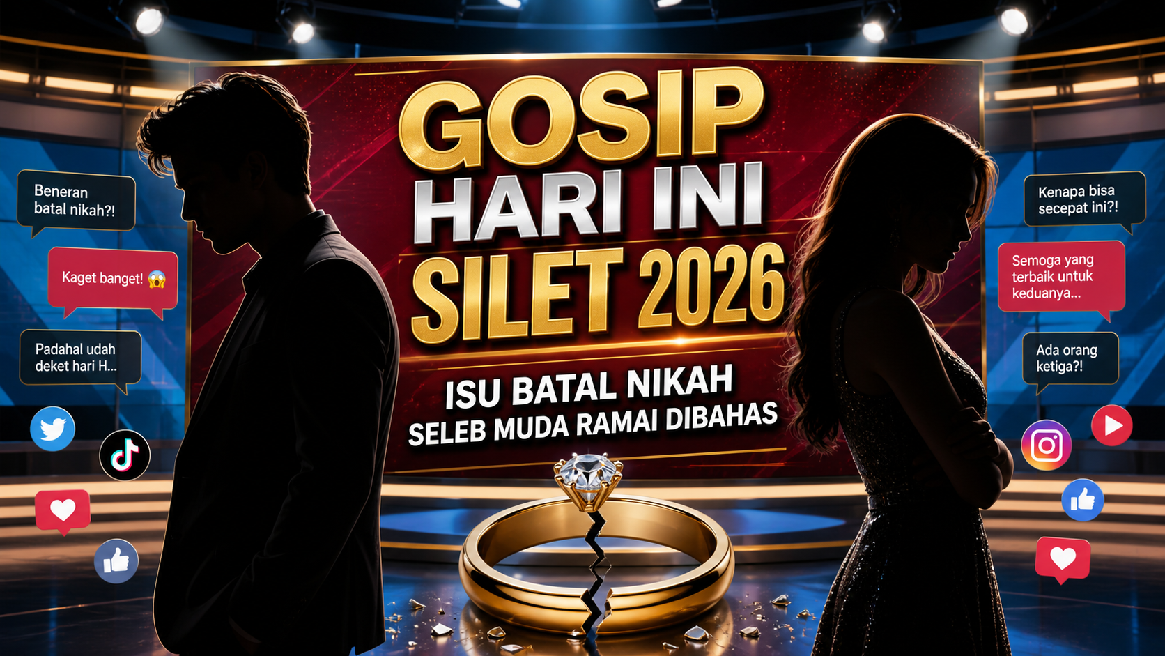 Gosip Hari Ini Silet 2026: Isu Batal Nikah Seleb Muda Ramai Dibahas - silet