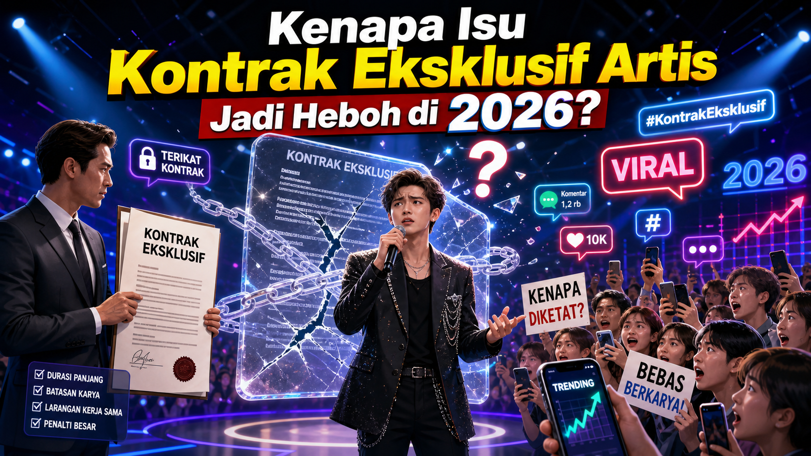Kenapa Isu Kontrak Eksklusif Artis Jadi Heboh di 2026? - gosip