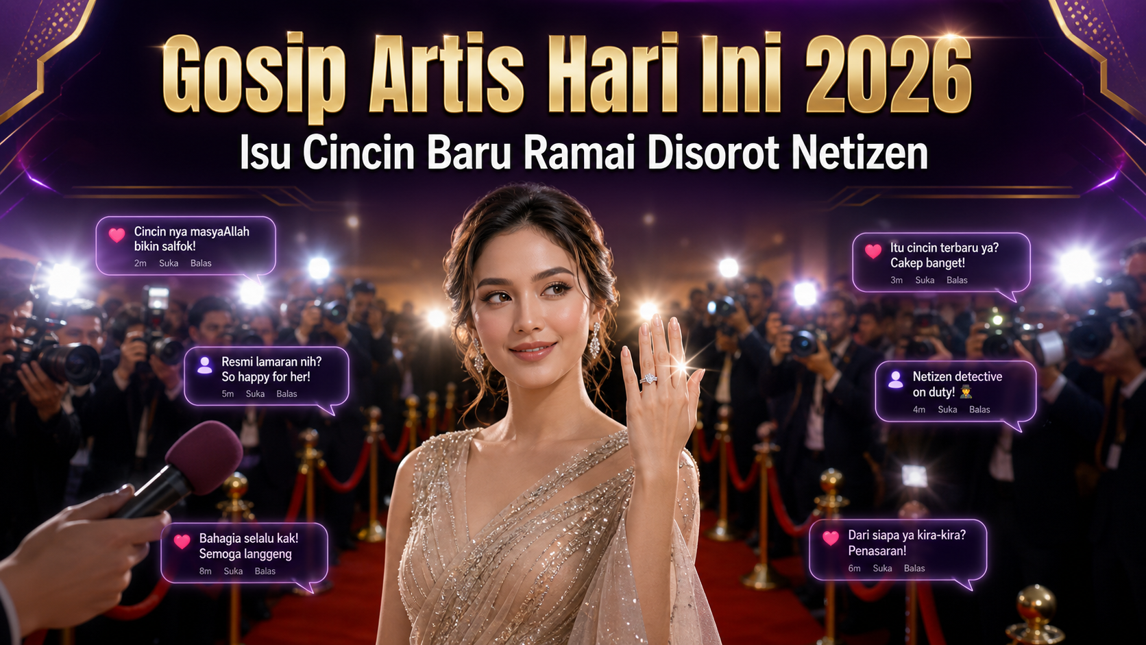Gosip Artis Hari Ini 2026: Isu Cincin Baru Ramai Disorot Netizen - gosip