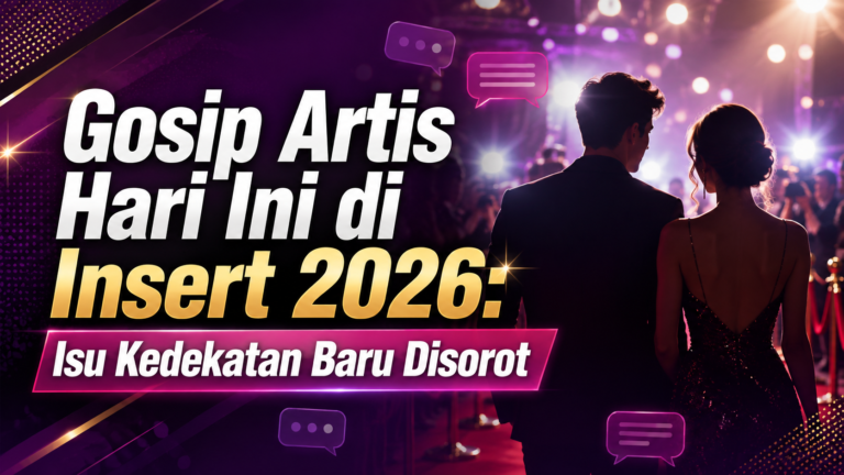 insert - Gosip Artis Hari Ini di Insert 2026: Isu Kedekatan Baru Disorot