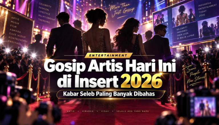 insert - Gosip Artis Hari Ini di Insert 2026: Kabar Seleb Paling Banyak Dibahas