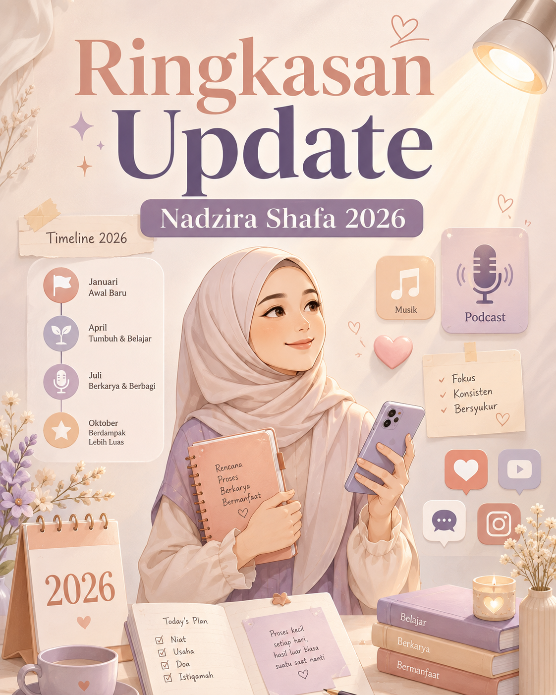 Ringkasan Update Nadzira Shafa 2026 - nadzira