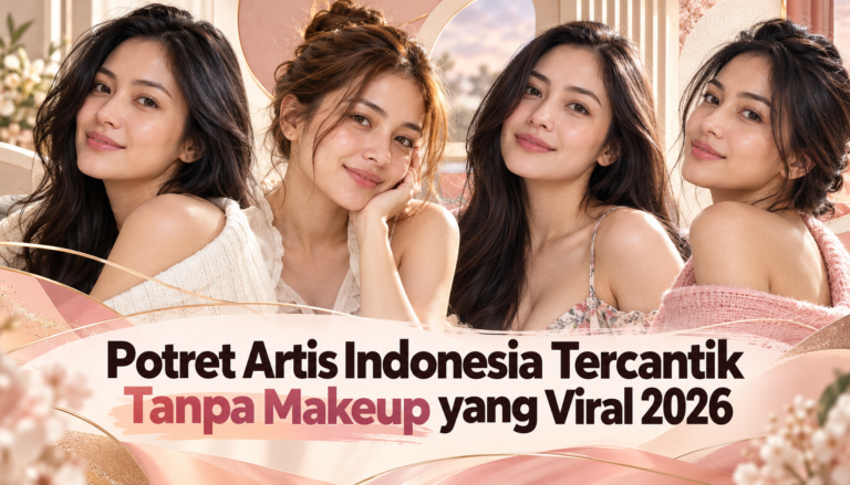 artis - Potret Artis Indonesia Tercantik Tanpa Makeup yang Viral 2026