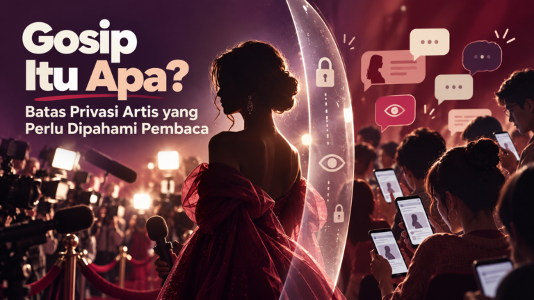gosip - Gosip Itu Apa? Batas Privasi Artis yang Perlu Dipahami Pembaca