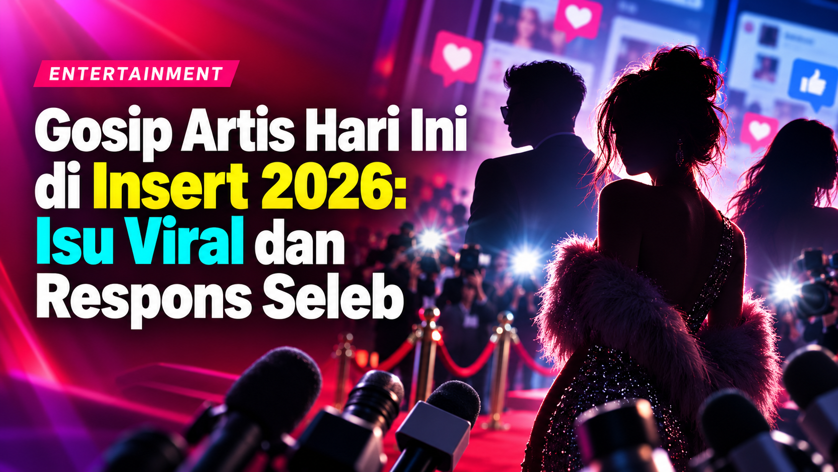 insert - Gosip Artis Hari Ini di Insert 2026: Isu Viral dan Respons Seleb