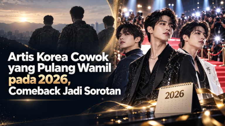 wamil - Artis Korea Cowok yang Pulang Wamil pada 2026, Comeback Jadi Sorotan